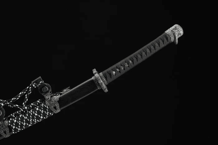 Katana Kaizu (Damascus Steel & Genuine Hamon)
