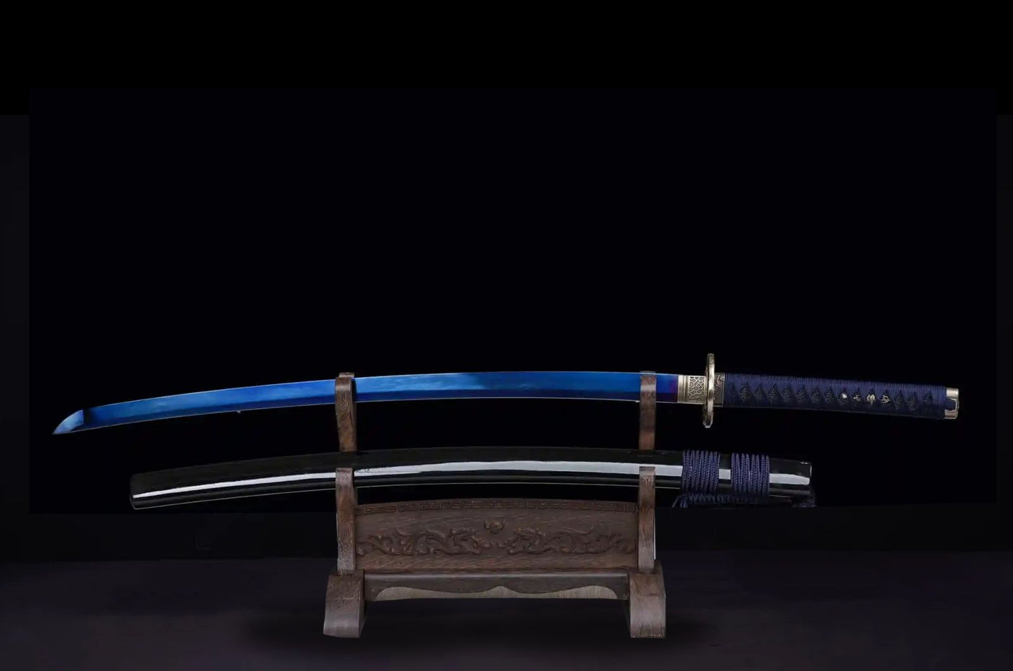 Blue Dragon King Katana (Blue T10 Steel)