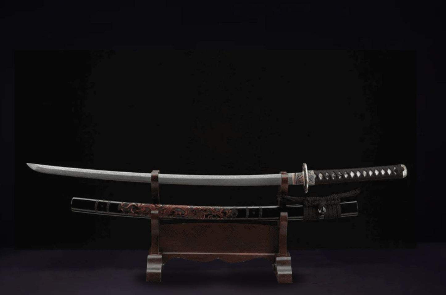 Katana Hashima (Damascus Steel)