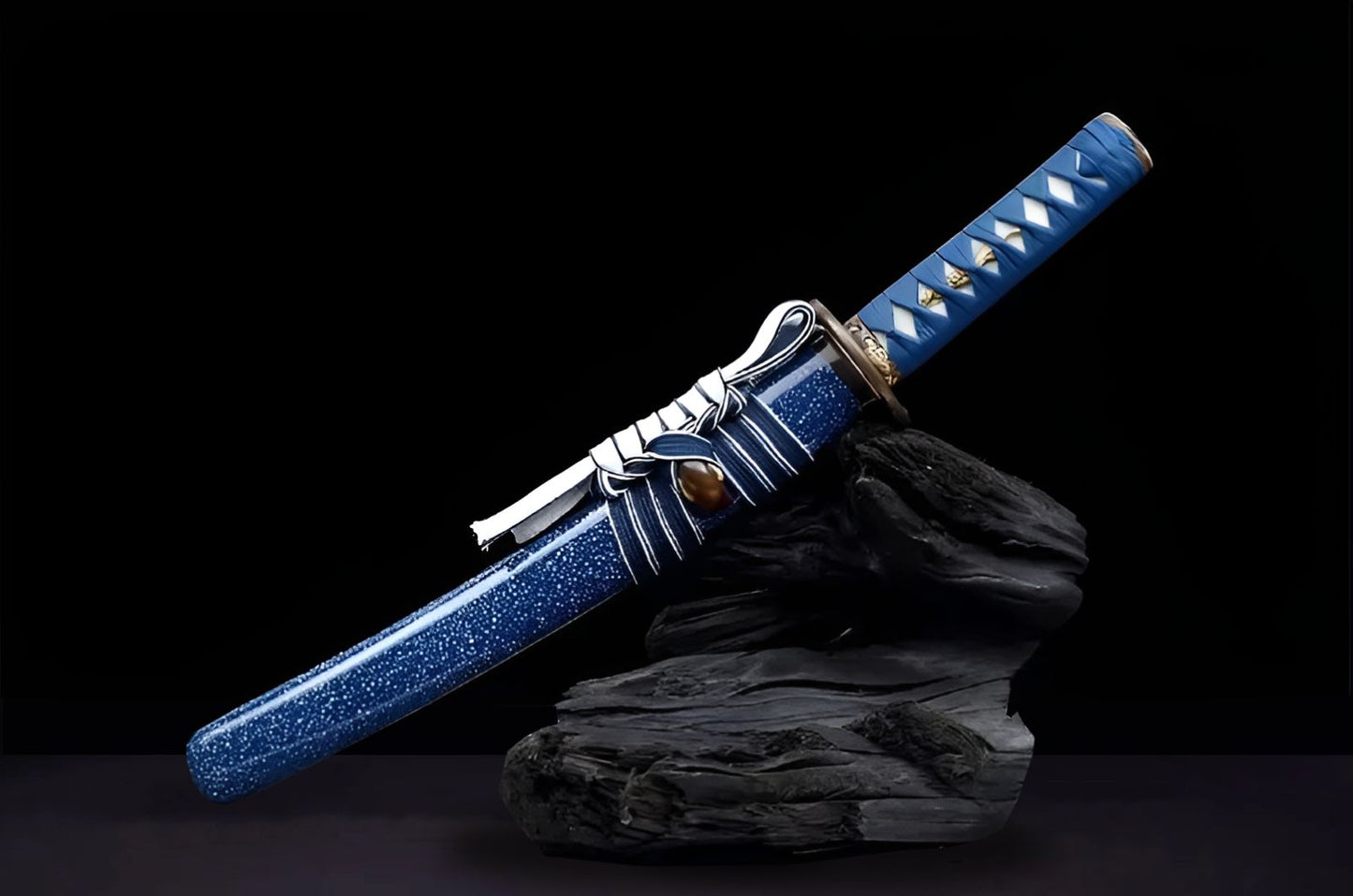 Tanto Sabae (Twisted Damascus Steel)
