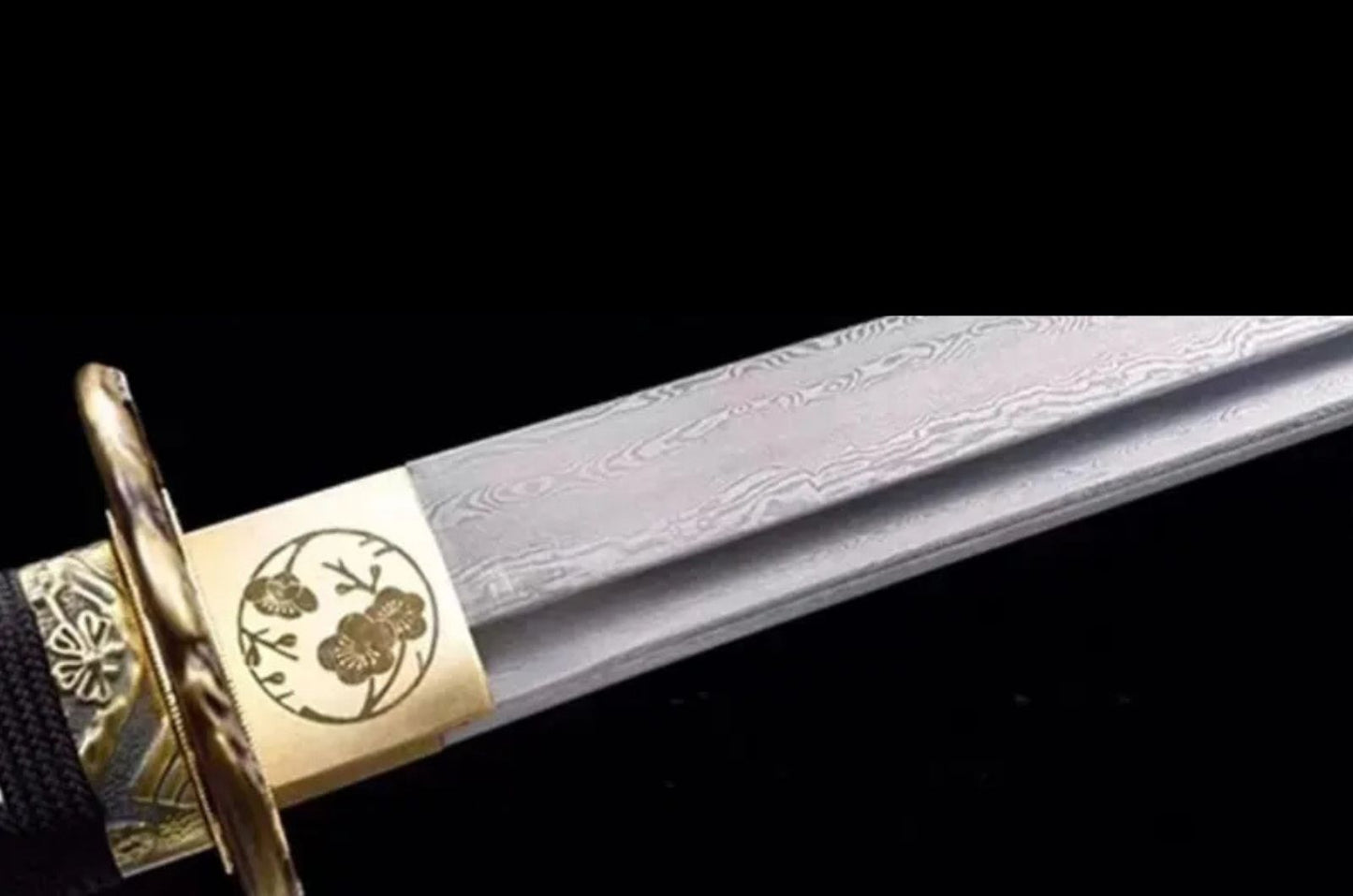 Tanto Tomisato (Damascus Steel & Special Saya)