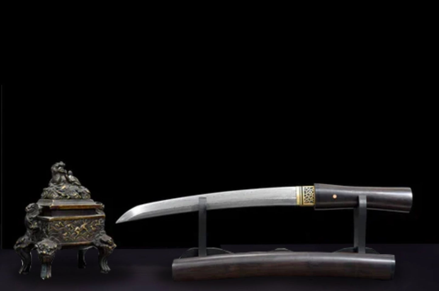 Tanto Shinkuro (Damascus Steel)