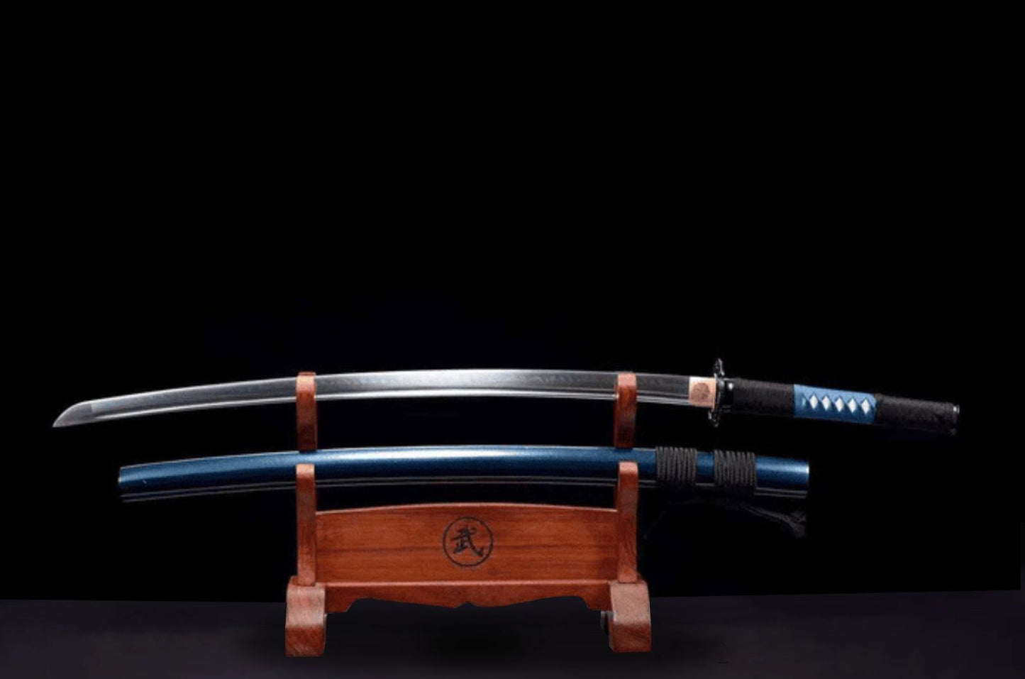 Mizuho Katana (T10 Steel, Mirror Polish & Genuine Hamon)