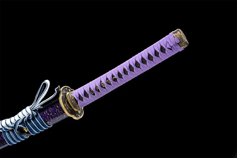 Katana Hakodate (Damascus Steel & Hamon)