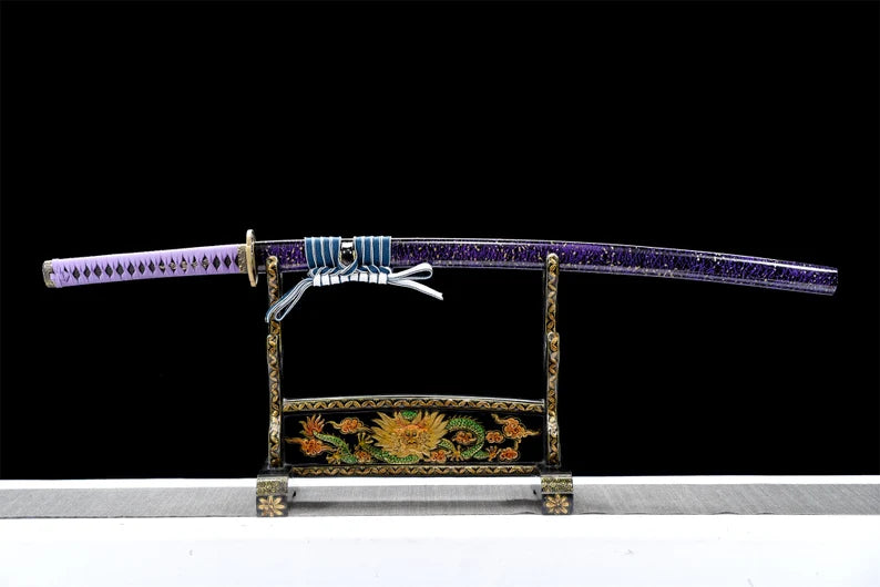 Katana Hakodate (Damascus Steel & Hamon)
