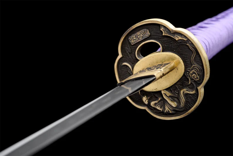 Katana Hakodate (Damascus Steel & Hamon)