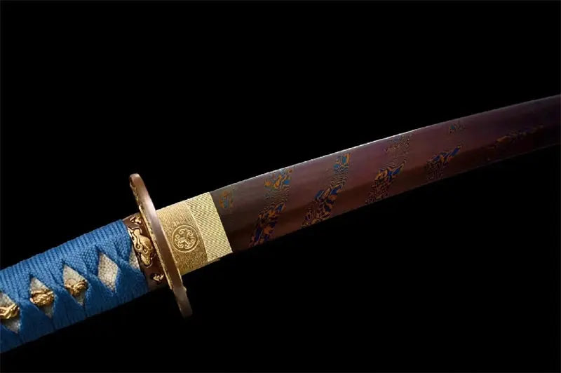 Tanto Sabae (Twisted Damascus Steel)