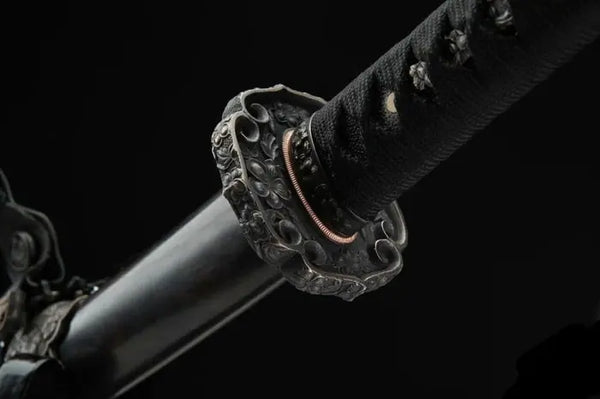 Katana Kaizu (Damascus Steel & Genuine Hamon)
