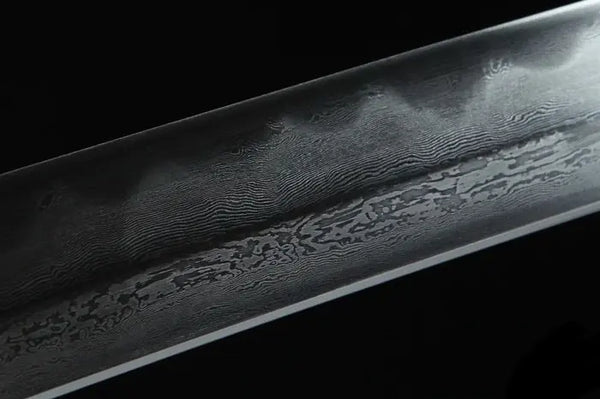 Katana Kaizu (Damascus Steel & Genuine Hamon)