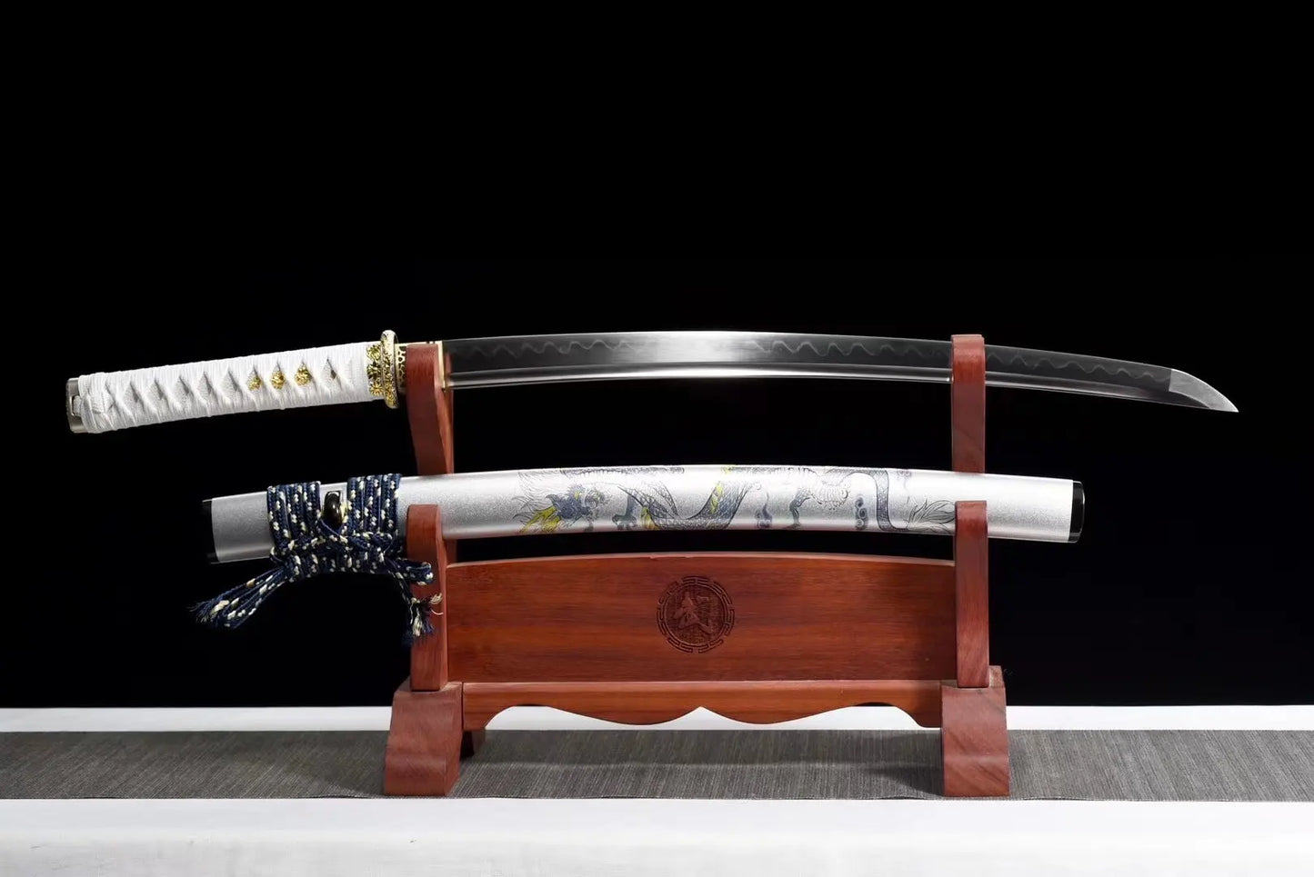 Tamana Wakizashi (T10 Steel & Genuine Hamon)