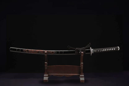Katana Hashima (Damascus Steel)