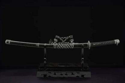 Katana Kaizu (Damascus Steel & Genuine Hamon)