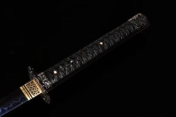 Katana Shiroi (T10 Steel & Genuine Hamon & Ray Skin)