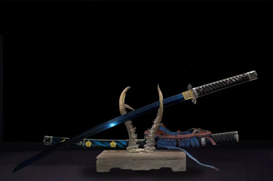 Katana Shiroi (T10 Steel & Genuine Hamon & Ray Skin)