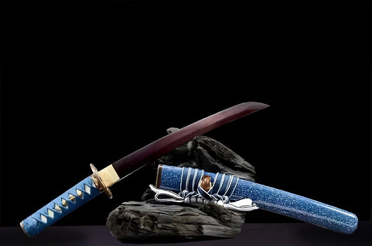 Tanto Sabae (Twisted Damascus Steel)