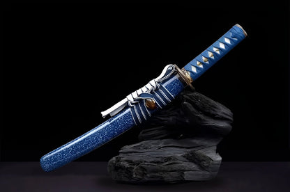 Tanto Sabae (Twisted Damascus Steel)