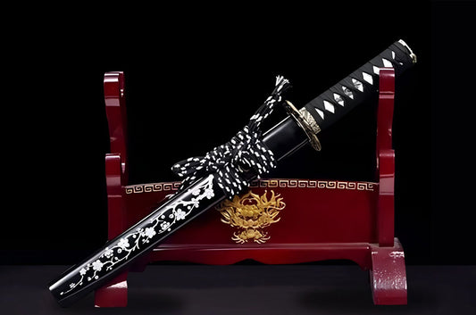 Tanto Tomisato (Damascus Steel & Special Saya)