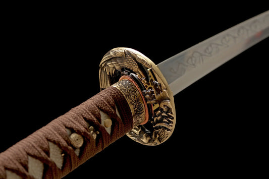 Katana Shinshiro (T10 Steel, Real Hamon and Ray Skin)