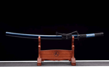 Mizuho Katana (T10 Steel, Mirror Polish & Genuine Hamon)