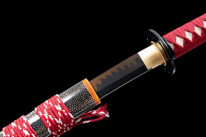 Katana Date (T10 Steel & Genuine Hamon & Ray Skin)