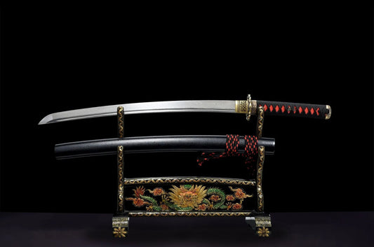 Maizuru Wakizashi (Damascus steel)