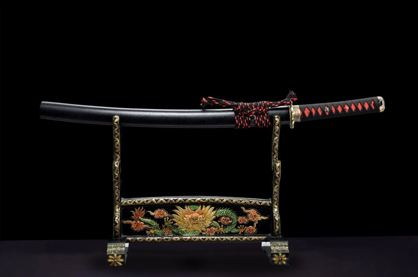 Maizuru Wakizashi (Damascus steel)