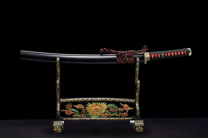 Maizuru Wakizashi (Damascus steel)