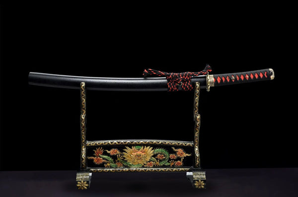 Maizuru Wakizashi (Damascus steel)