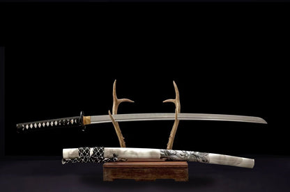 Mutsu Katana (1060 Carbon Steel with Genuine Hamon)