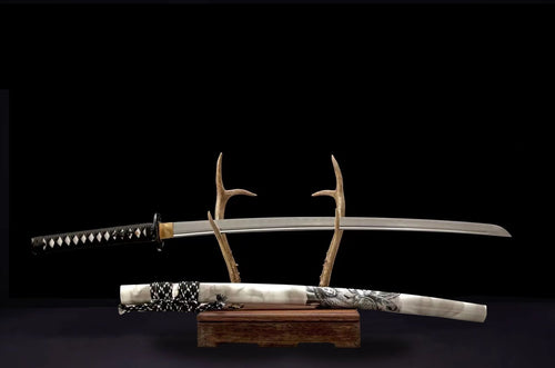 Mutsu Katana (1060 Carbon Steel with Genuine Hamon)