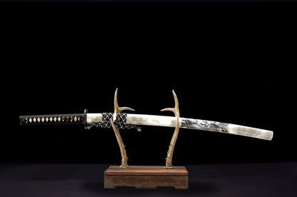 Mutsu Katana (1060 Carbon Steel with Genuine Hamon)
