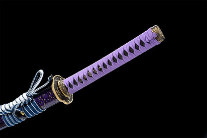 Katana Hakodate (Damascus Steel & Hamon)