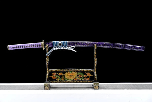 Katana Hakodate (Damascus Steel & Hamon)