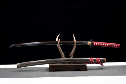Katana Date (T10 Steel & Genuine Hamon & Ray Skin)