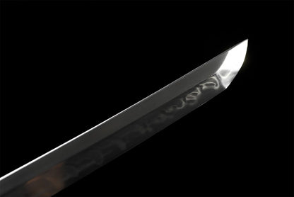 Katana Kuji (T10 Steel & Genuine Hamon & Ray Skin)