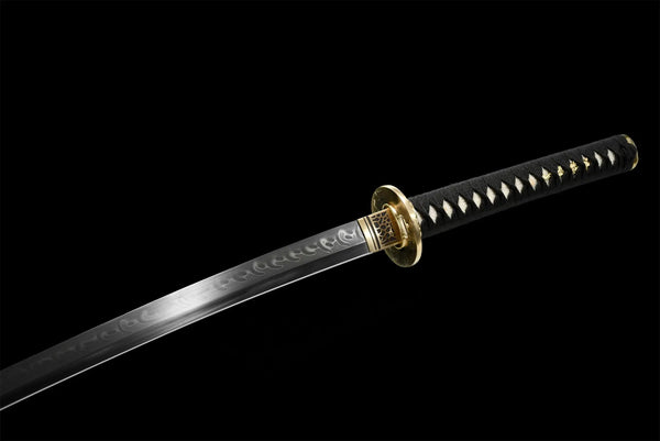 Kuji Katana (T10 Steel, Genuine Hamon & Ray Skin)