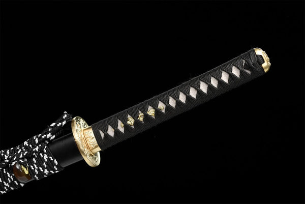 Kuji Katana (T10 Steel, Genuine Hamon & Ray Skin)