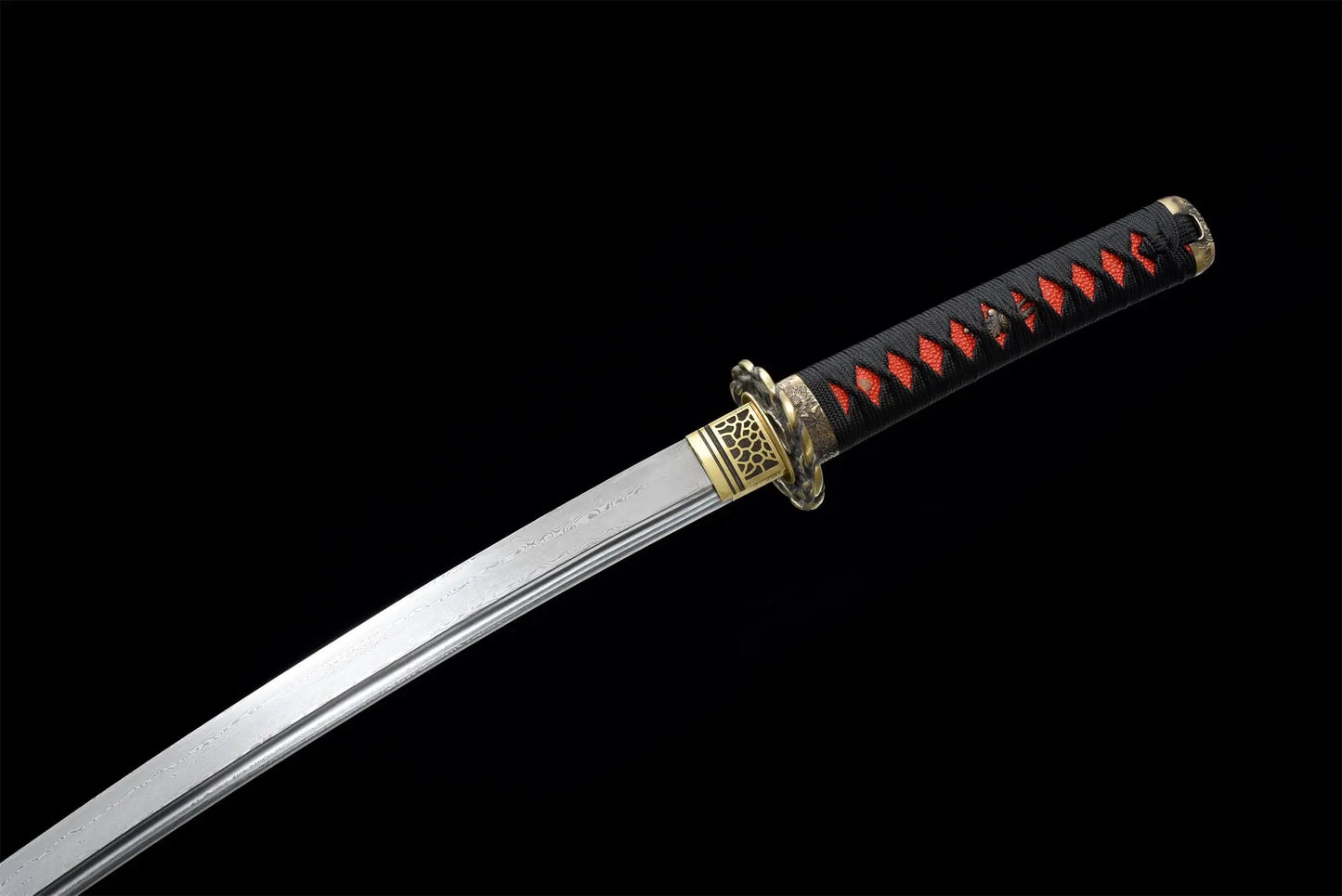 Maizuru Wakizashi (Damascus steel)