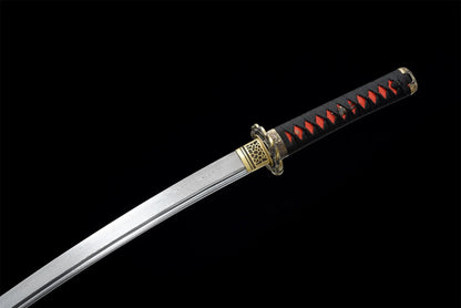 Maizuru Wakizashi (Damascus steel)