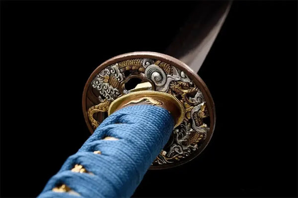 Tanto Sabae (Twisted Damascus Steel)