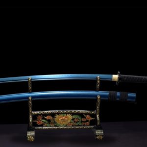 Abyss Katana (1095 Carbon Steel with Genuine Hamon)