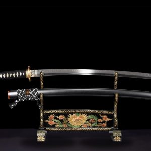 Kuji Katana (T10 Steel, Genuine Hamon & Ray Skin)