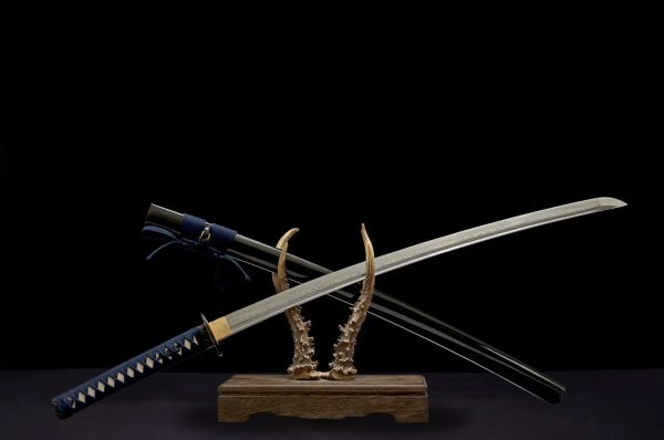 Sakura Katana (Damascus Steel & Genuine Ray Skin)