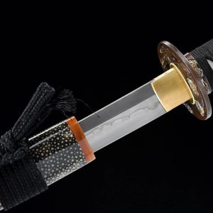 Katana Furano (Blunt T10 Steel & Genuine “Flame” Hamon)