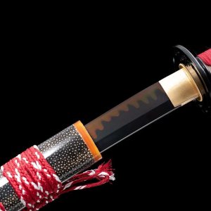 Katana Date (Blunt T10 Steel & Genuine Hamon & Ray Skin)